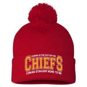 Karma The Guy On The Chief Era Pom Pom 12in Knit Beanie