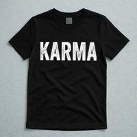 Karma Trending Graphic Tee T-Shirt