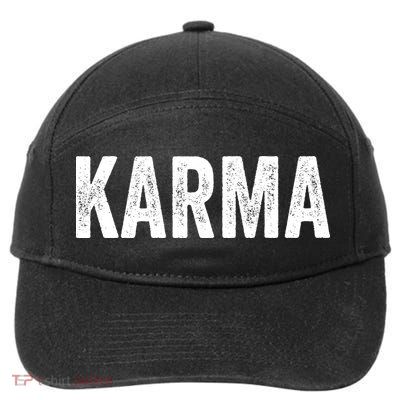 Karma Trending Graphic Tee 7-Panel Snapback Hat