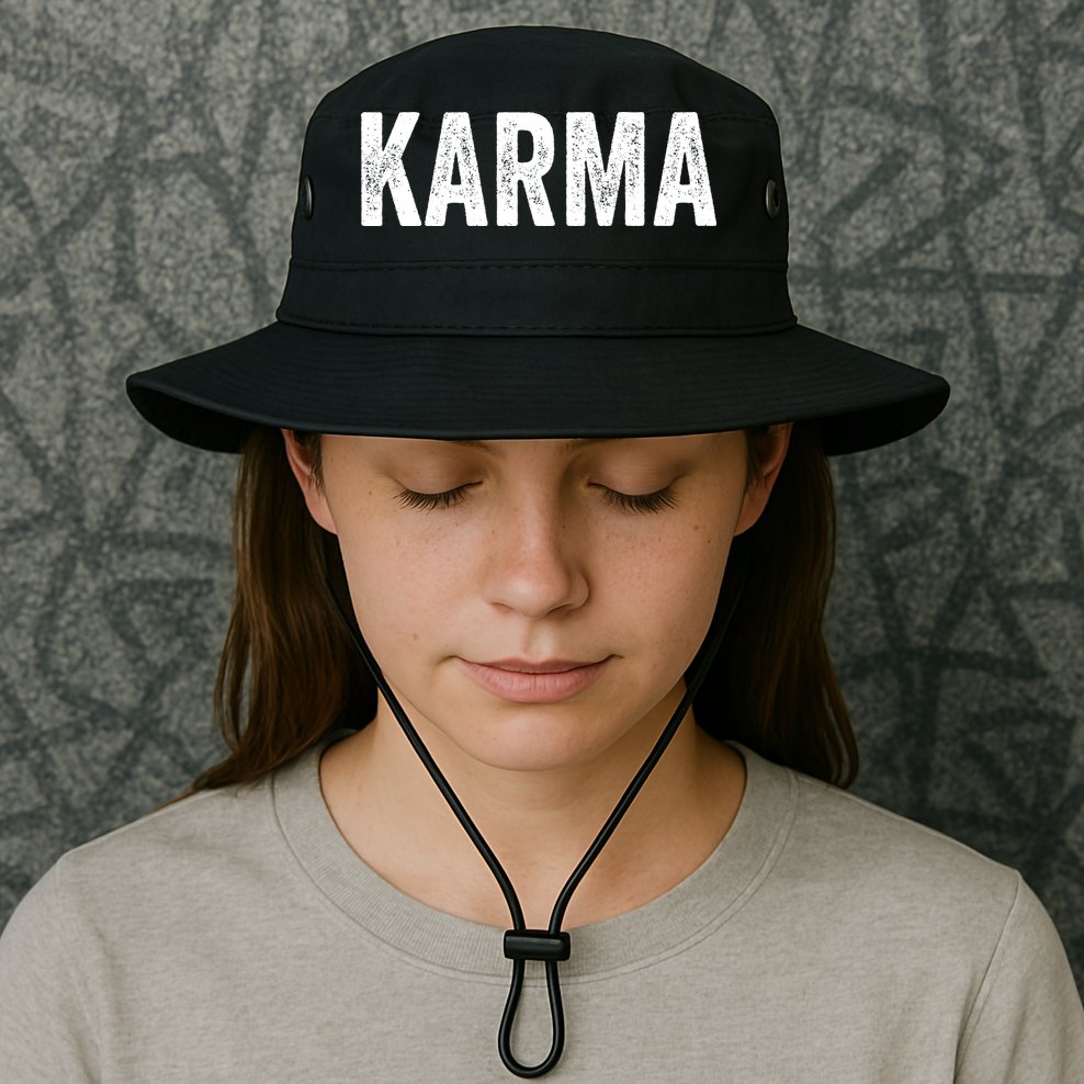 Karma Trending Graphic Tee Bucket Hat