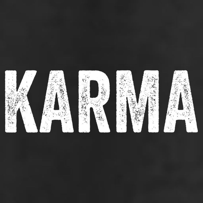 Karma Trending Graphic Tee 15oz Campfire Ceramic Mug