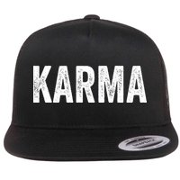 Karma Trending Graphic Tee Flatbill Hat