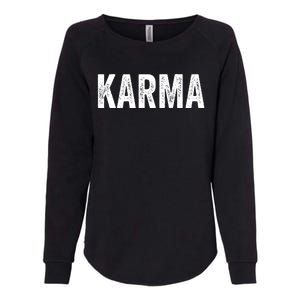 Karma Trending Graphic Tee Womens California Wash Sweatshirt