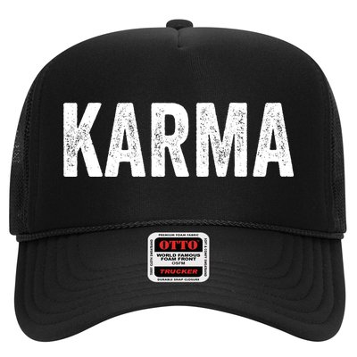 Karma Trending Graphic Tee Trucker Hat