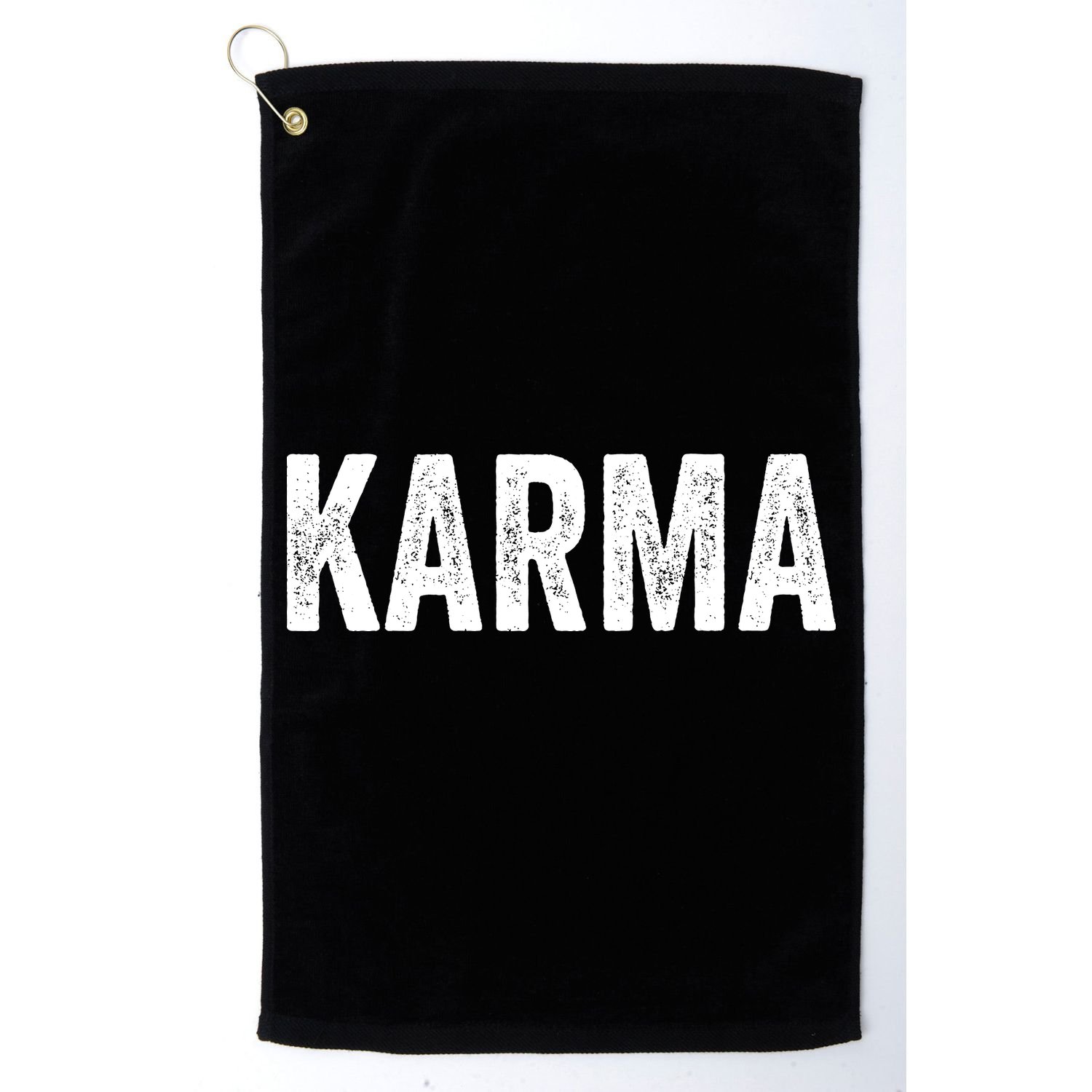 Karma Trending Graphic Tee Golf Towel