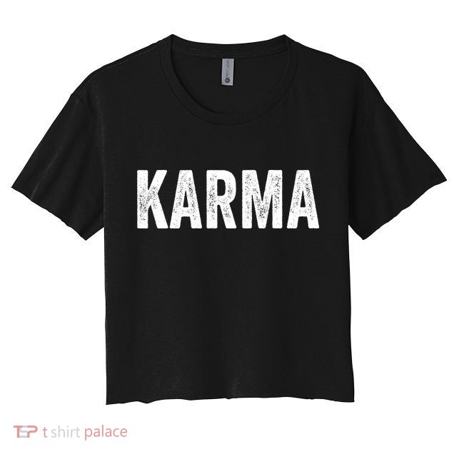 Karma Trending Graphic Tee Crop Top