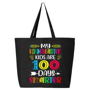 Kindergarten Teacher Gift 100 Days Smarter 100th Day Of School 25L Jumbo Tote