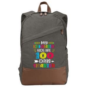 Kindergarten Teacher Gift 100 Days Smarter 100th Day Of School Cotton Canvas Backpack