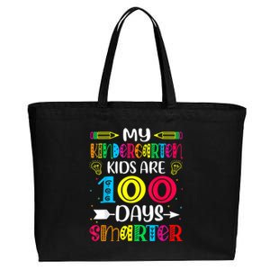 Kindergarten Teacher Gift 100 Days Smarter 100th Day Of School Cotton Canvas Jumbo Tote