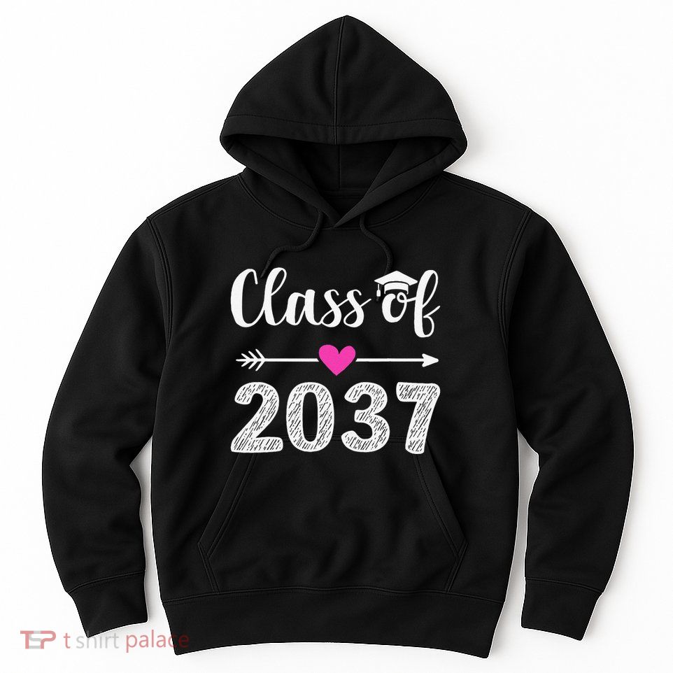Kindergarten To Graduation Grow With Me Class Of 2037 Gift Hoodie