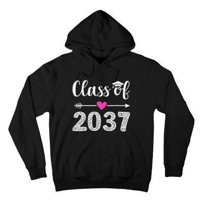 Kindergarten To Graduation Grow With Me Class Of 2037 Gift Hoodie