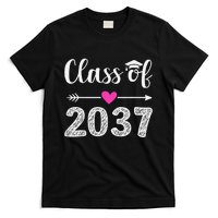 Kindergarten To Graduation Grow With Me Class Of 2037 Gift T-Shirt