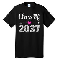 Kindergarten To Graduation Grow With Me Class Of 2037 Gift Tall T-Shirt