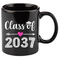 Kindergarten To Graduation Grow With Me Class Of 2037 Gift 11oz C Handle Ceramic Mug