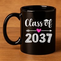 Kindergarten To Graduation Grow With Me Class Of 2037 Gift 11oz C Handle Ceramic Mug