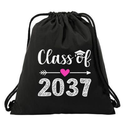 Kindergarten To Graduation Grow With Me Class Of 2037 Gift Drawstring Bag