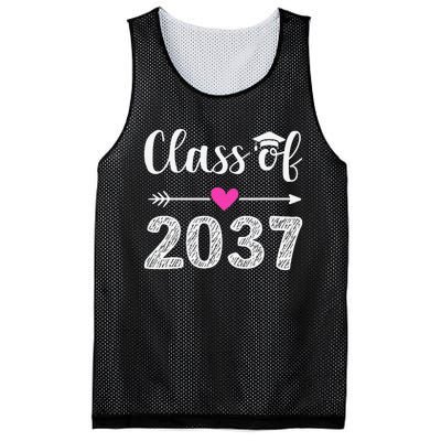 Kindergarten To Graduation Grow With Me Class Of 2037 Gift Mesh Reversible Basketball Jersey Tank