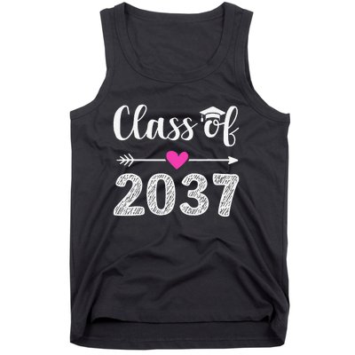 Kindergarten To Graduation Grow With Me Class Of 2037 Gift Tank Top