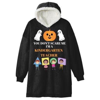 Kindergarten Teacher Halloween Kindergarten Teacher Gift Hooded Wearable Blanket