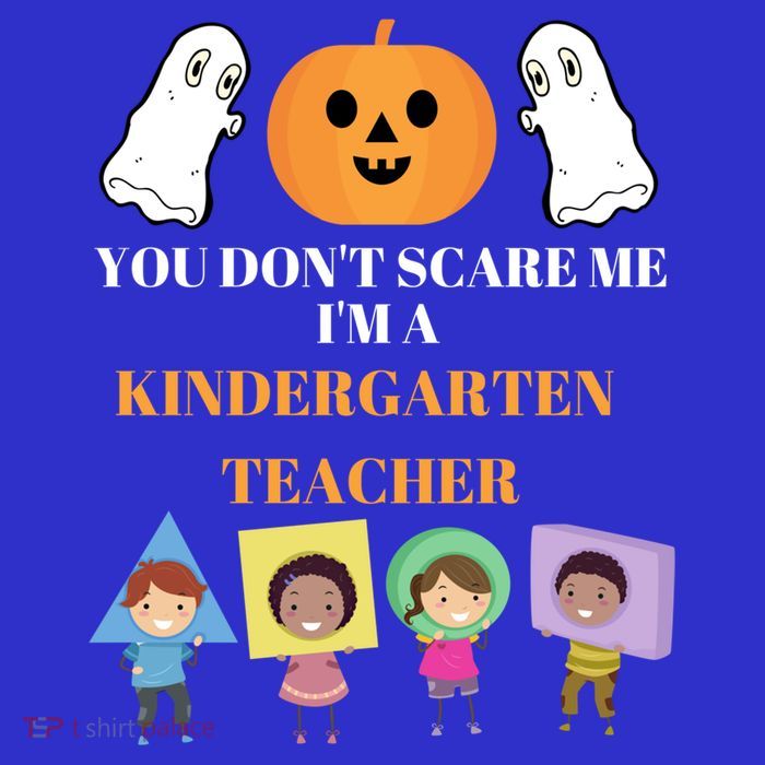 Kindergarten Teacher Halloween Kindergarten Teacher Gift Premium T-Shirt