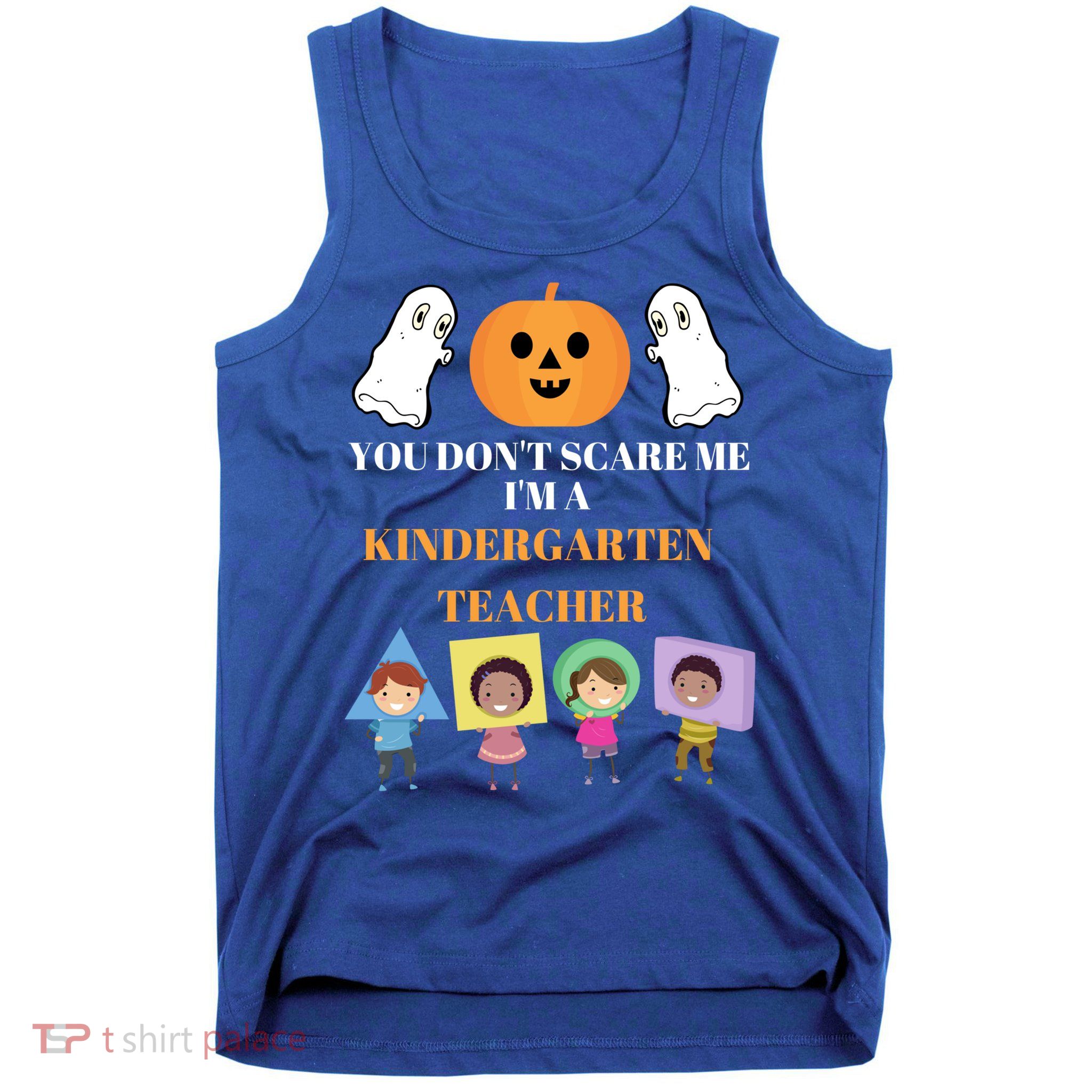 Kindergarten Teacher Halloween Kindergarten Teacher Gift Tank Top