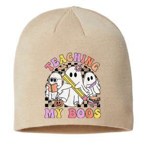 Kindergarten Teacher Halloween Cute Ghosts Teaching My Boos Sustainable Beanie