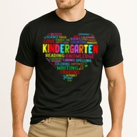 Kindergarten Team Heart Back To School Funny Teacher Cooling Performance Crew T-Shirt