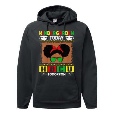 Kindergarten Today Hbcu Tomorrow Future Hbcu Grad Performance Fleece Hoodie