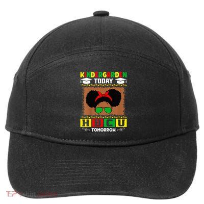 Kindergarten Today Hbcu Tomorrow Future Hbcu Grad 7-Panel Snapback Hat