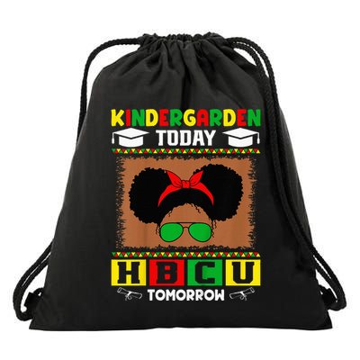 Kindergarten Today Hbcu Tomorrow Future Hbcu Grad Drawstring Bag