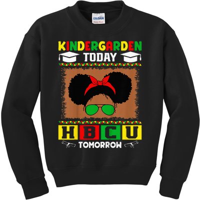 Kindergarten Today Hbcu Tomorrow Future Hbcu Grad Kids Sweatshirt