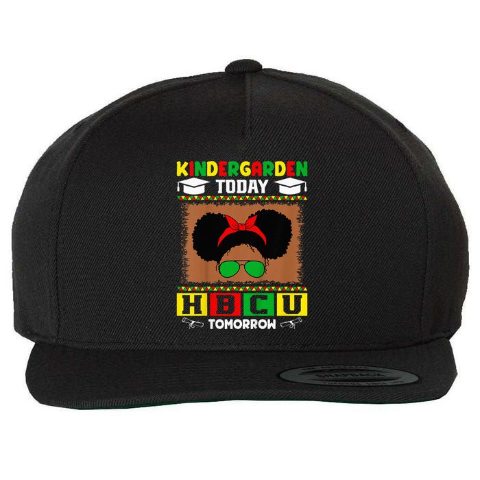 Kindergarten Today Hbcu Tomorrow Future Hbcu Grad Wool Snapback Cap
