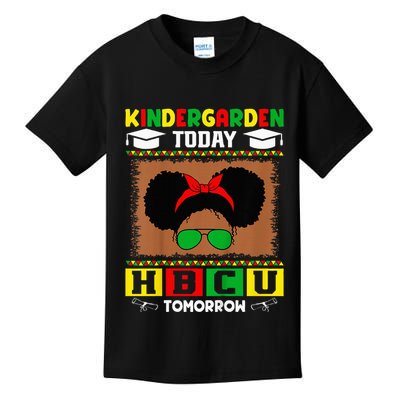 Kindergarten Today Hbcu Tomorrow Future Hbcu Grad Kids T-Shirt