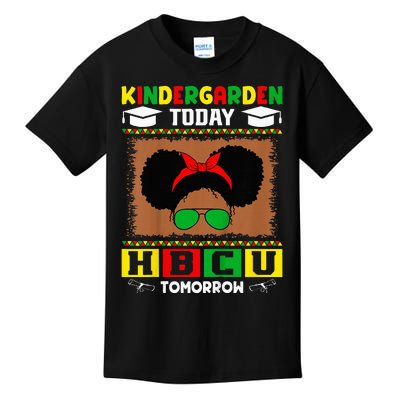 Kindergarten Today Hbcu Tomorrow Future Hbcu Grad Kids T-Shirt