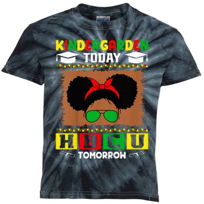 Kindergarten Today Hbcu Tomorrow Future Hbcu Grad Kids Tie-Dye T-Shirt