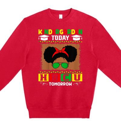 Kindergarten Today Hbcu Tomorrow Future Hbcu Grad Premium Crewneck Sweatshirt