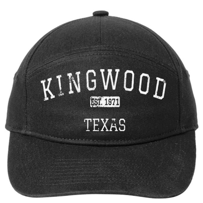 Kingwood Texas Houston TX Vintage 7-Panel Snapback Hat