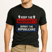 Keep The Immigrants Deport The Republicans Cooling Performance Crew T-Shirt