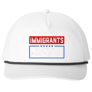 Keep The Immigrants Deport The Republicans Snapback Five-Panel Rope Hat