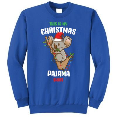 Koala This Is My Christmas Pajama Gift Tall Sweatshirt