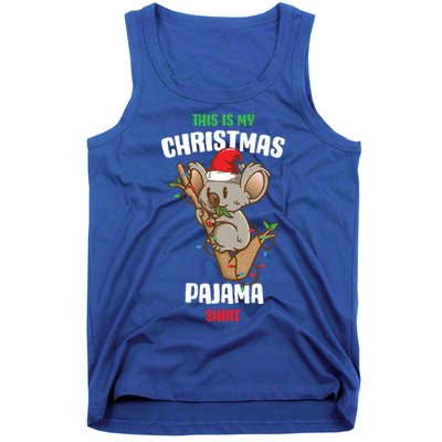 Koala This Is My Christmas Pajama Gift Tank Top