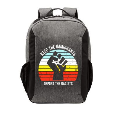 Keep The Immigrants Deport The Racists Vector Backpack