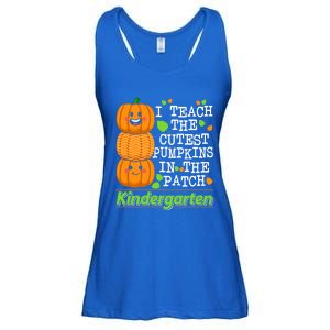 Kindergarten Teacher I Teach Cutest Pumpkins In The Patch Meaningful Gift Ladies Essential Flowy Tank