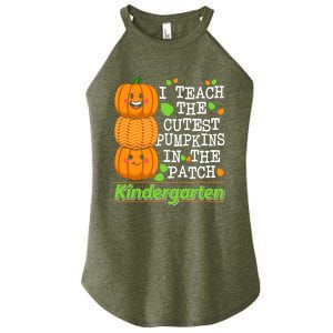 Kindergarten Teacher I Teach Cutest Pumpkins In The Patch Meaningful Gift Women's Perfect Tri Rocker Tank