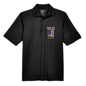 Keep The Immigrants Deport The Racists Men's Origin Performance Pique Polo