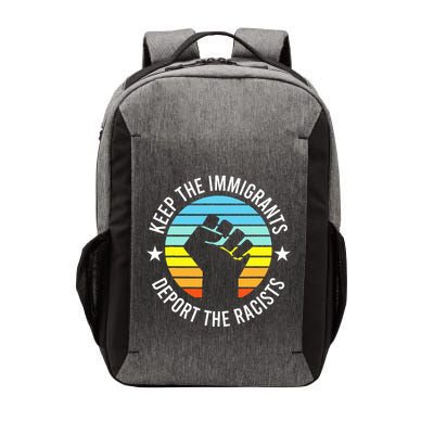 Keep The Immigrants Deport The Racists No Racism Vector Backpack