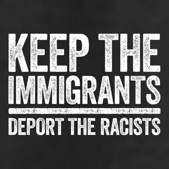 Keep The Immigrants Deport The Racists Pro Immigration Adult Drive Performance Visor