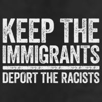 Keep The Immigrants Deport The Racists Pro Immigration 11oz C Handle Ceramic Mug