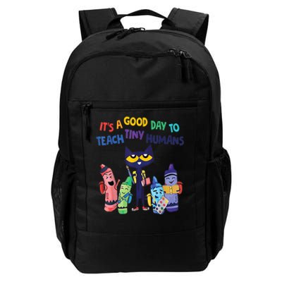 Kindergarten Teacher It's A Good Day To Teach Tiny Humans Funny Gift Daily Commute Backpack