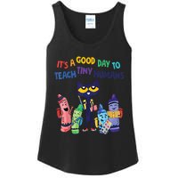 Kindergarten Teacher It's A Good Day To Teach Tiny Humans Funny Gift Ladies Essential Tank